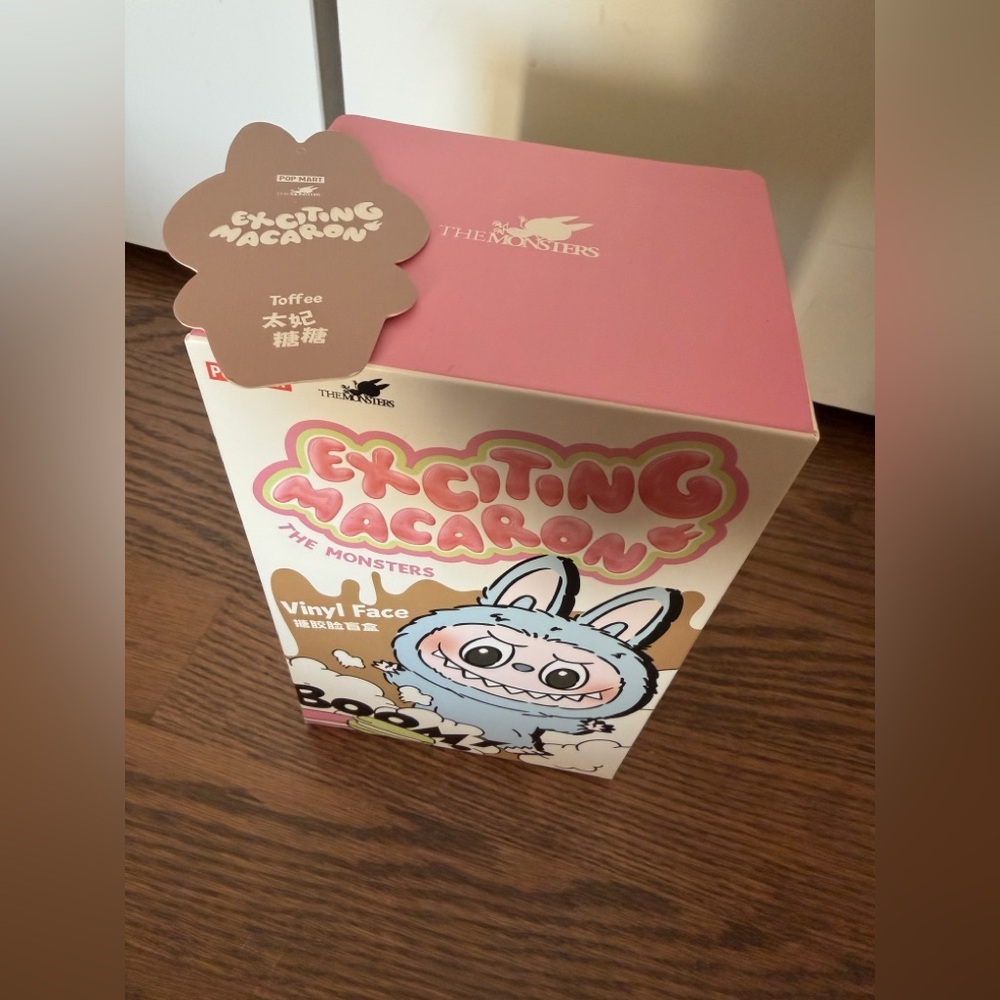 100% Authentic Sealed Box POPMART: LABUBU: Exciting Macarons - Toffee